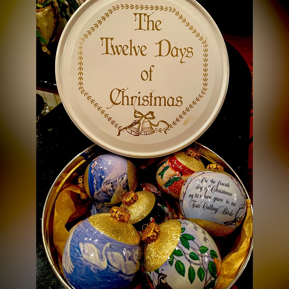 Twelve Days of Christmas ornaments